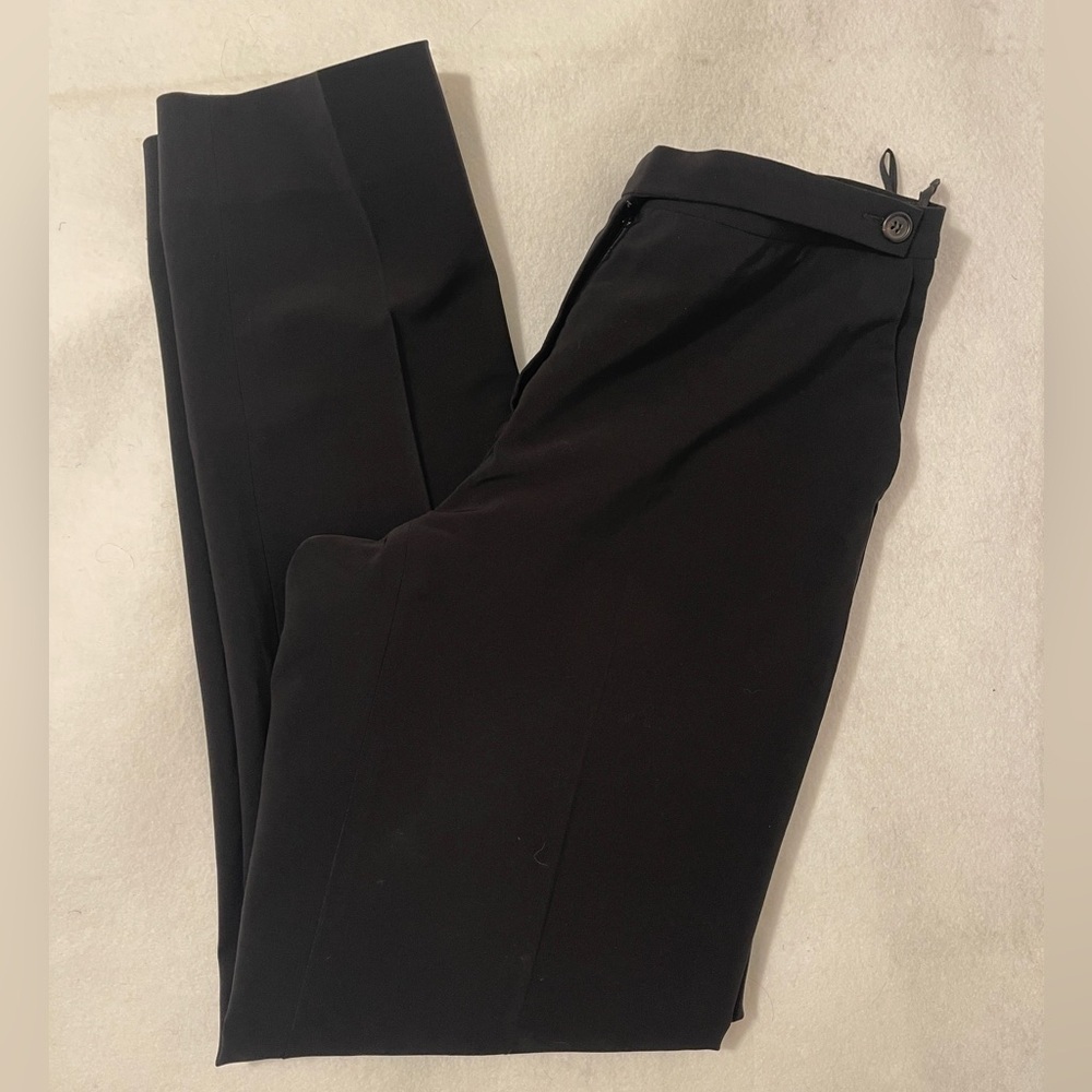 Prada Womens Black Dress Pants EUR 40/ US S/6 Made in Italy Authenticated $1200